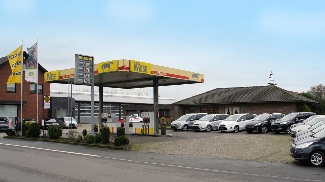 Das Foto zeigt einen kleinen Teil unseres Firmengeländes im westlichen Münsterland Vreden - Ammeloe.